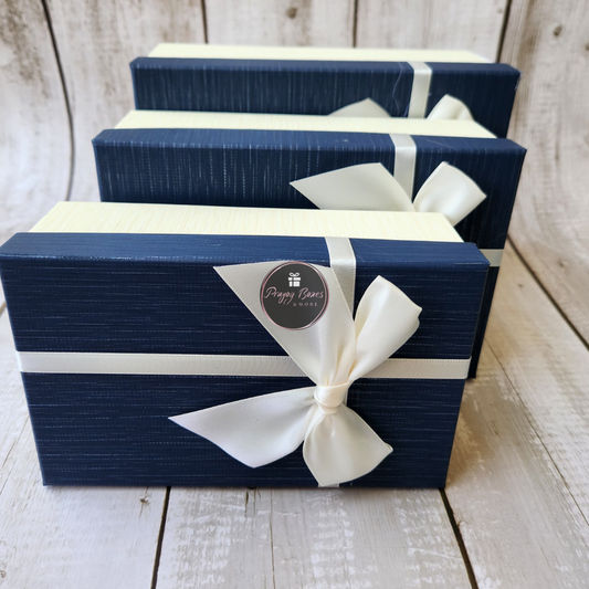 Rectangle Blue Top White Base Gift Box | Best Valentines Day Gift Hamper