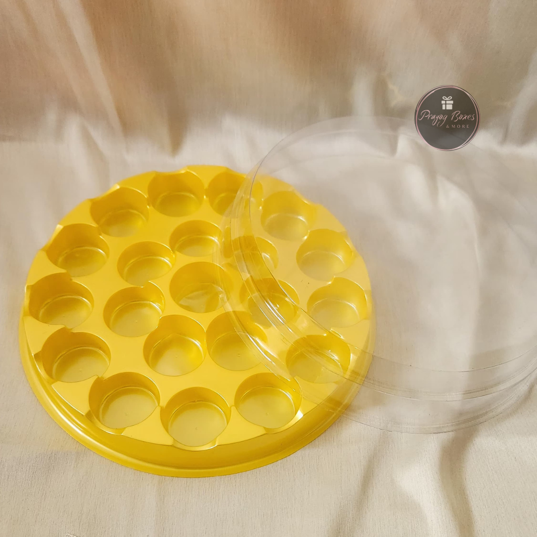 21 Cavity Round Modak Box | Pack of 5pcs