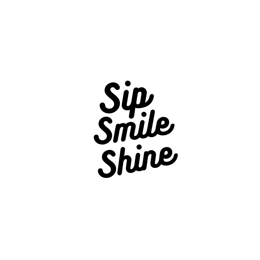 Sip Smile Shine Sticker