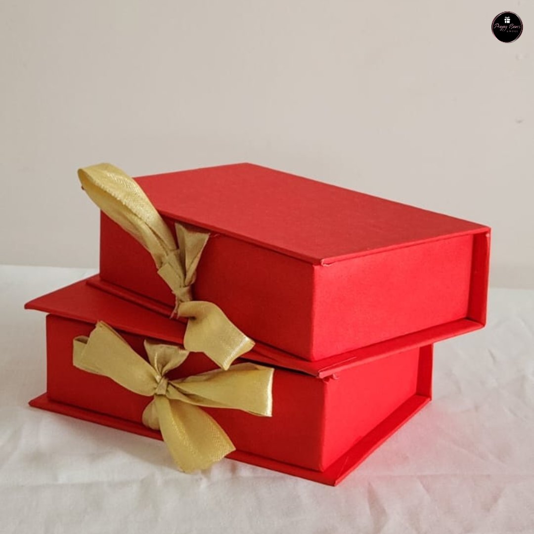 Cute Mini Box with Ribbon(Pack of 2 boxes)