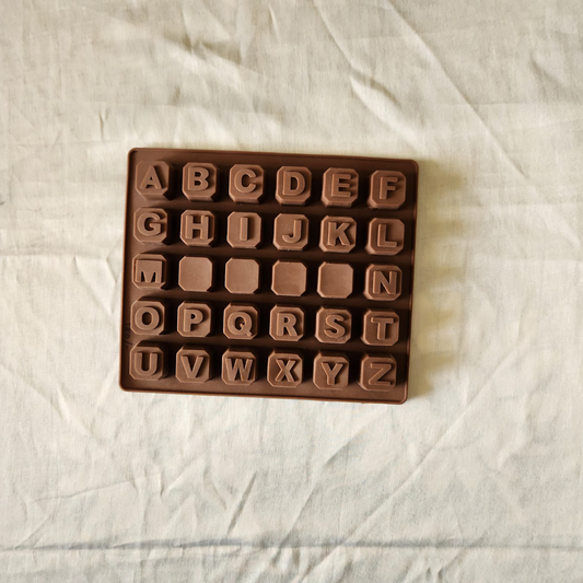 Alphabet Silicon Chocolate Mould
