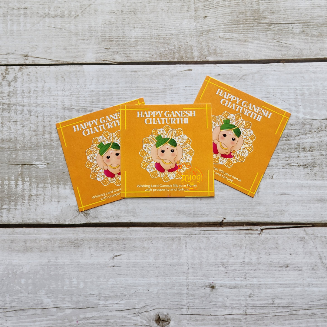 Ganesh Chaturthi Cards | Pack of 10 Cards