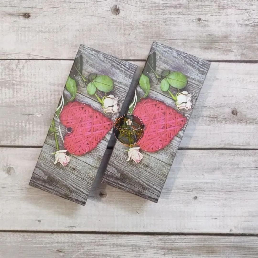 Valentine's Rectangle Rose Gift Box