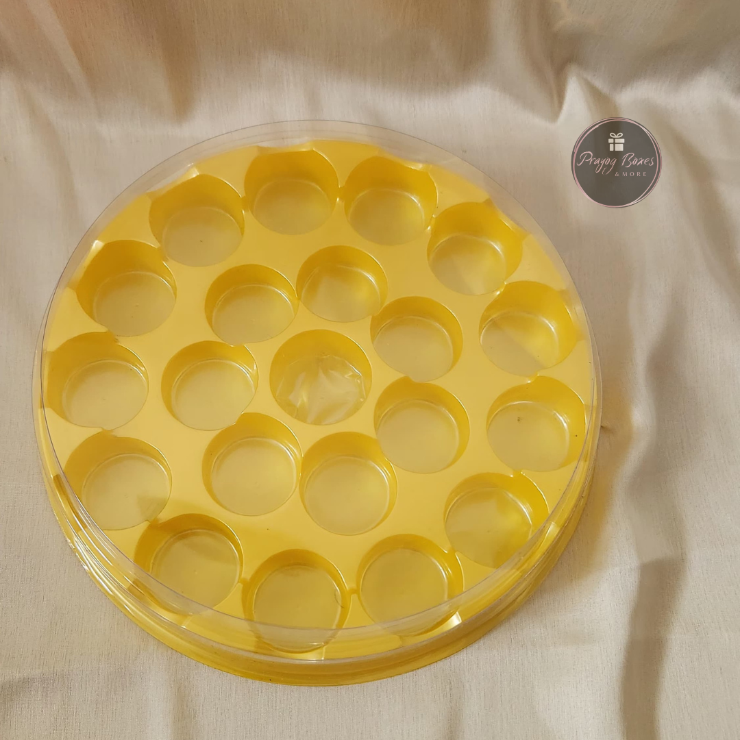 21 Cavity Round Modak Box | Pack of 5pcs