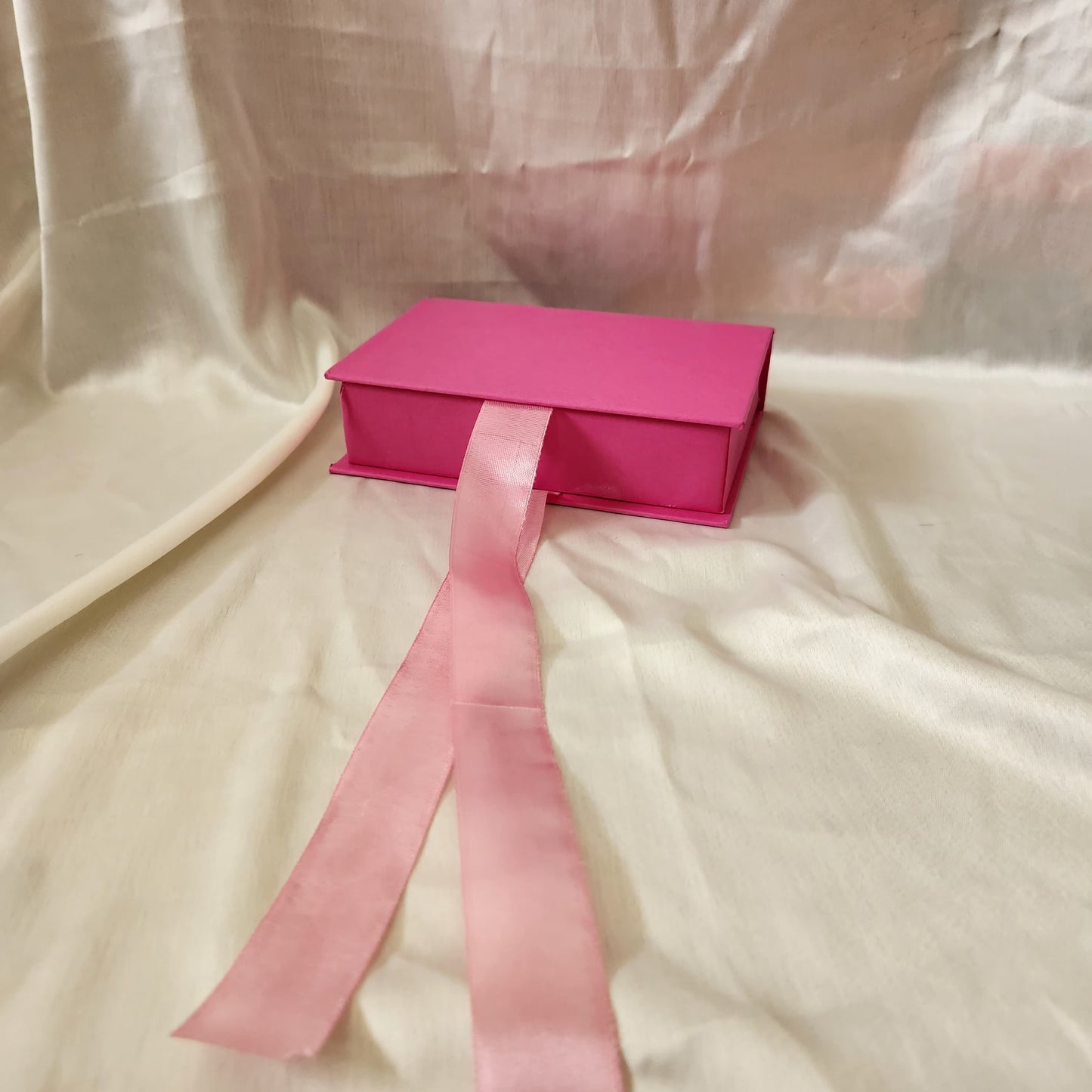 Rigid Box 6.5x4x1.5 inches with ribbon | Best for Gifting | Pack of 2 Boxes