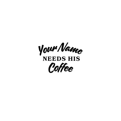 Coffee Sticker for Him