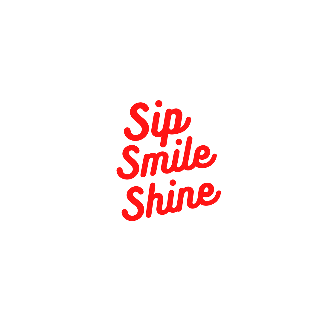 Sip Smile Shine Sticker