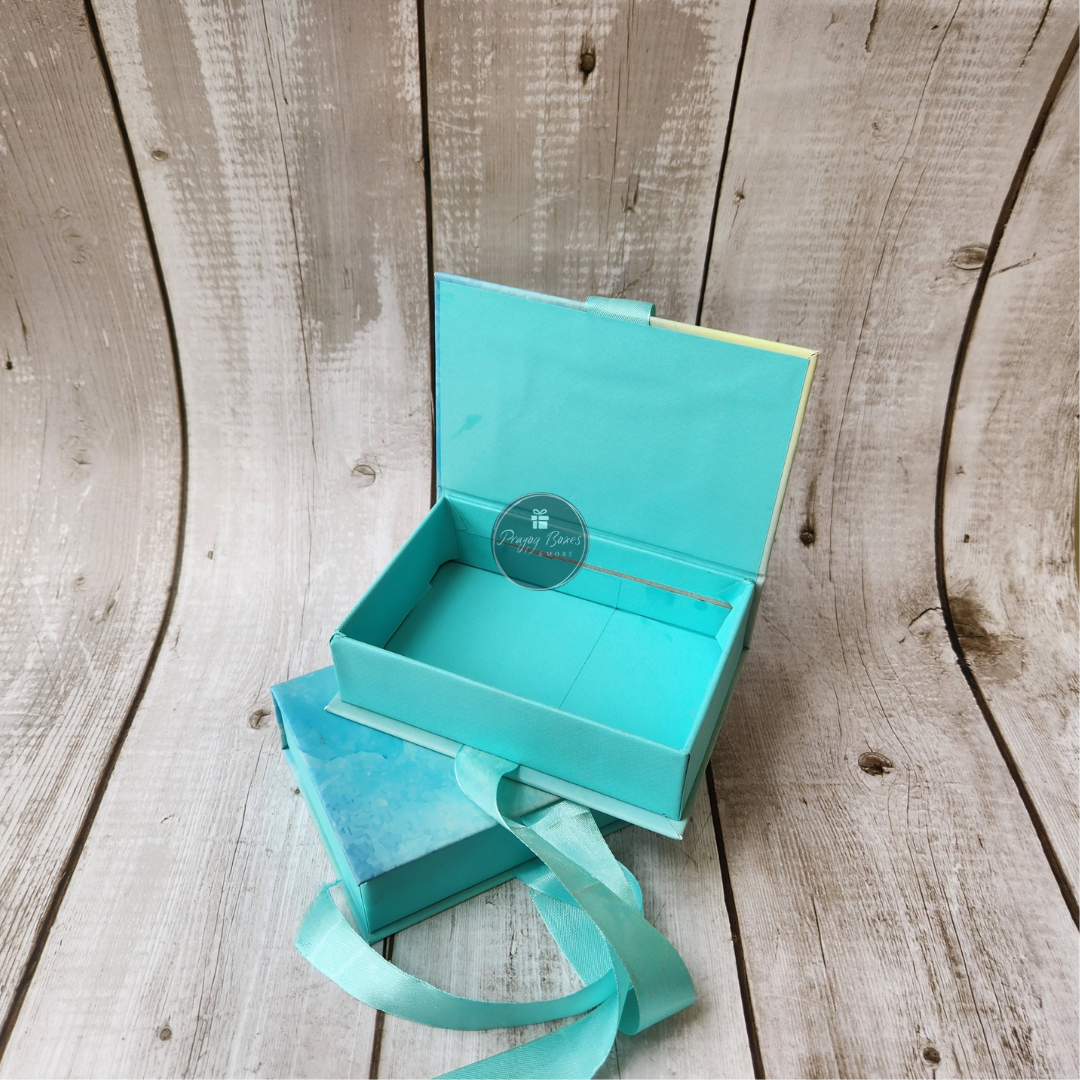 Cute Mini Box with Ribbon(Pack of 2 boxes)