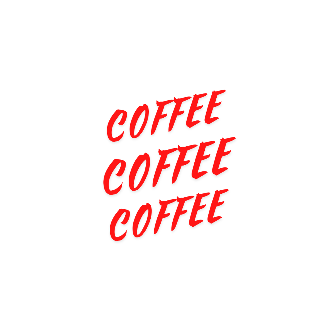 Coffee, Coffee, Coffee Stickers