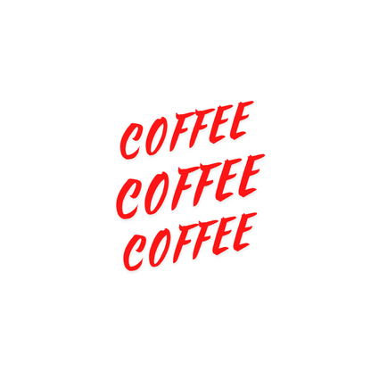 Coffee, Coffee, Coffee Stickers