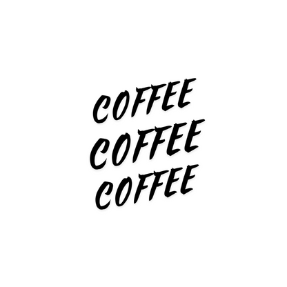 Coffee, Coffee, Coffee Stickers