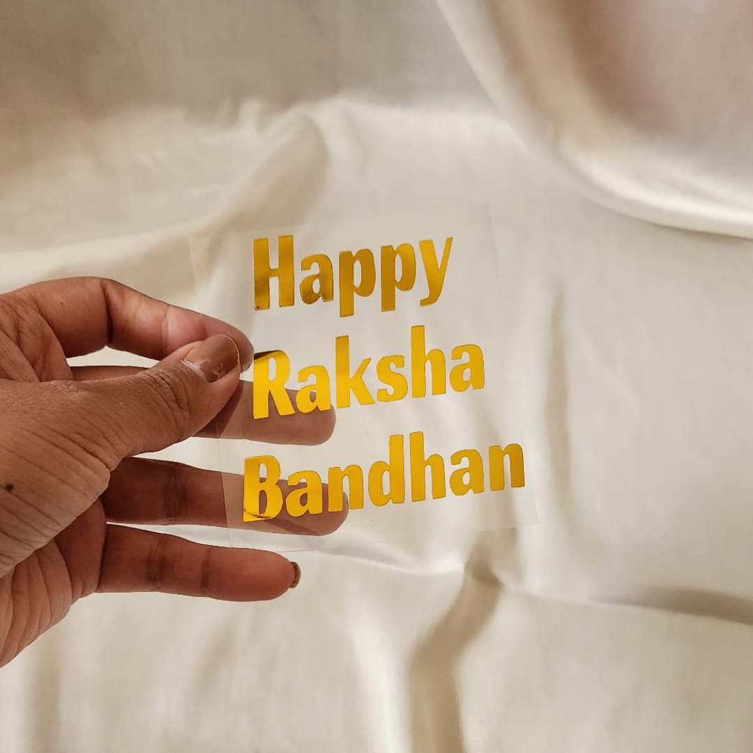 Happy Raksha Bandhan Sticker at Best Price