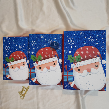 Christmas Glitter Santa Box