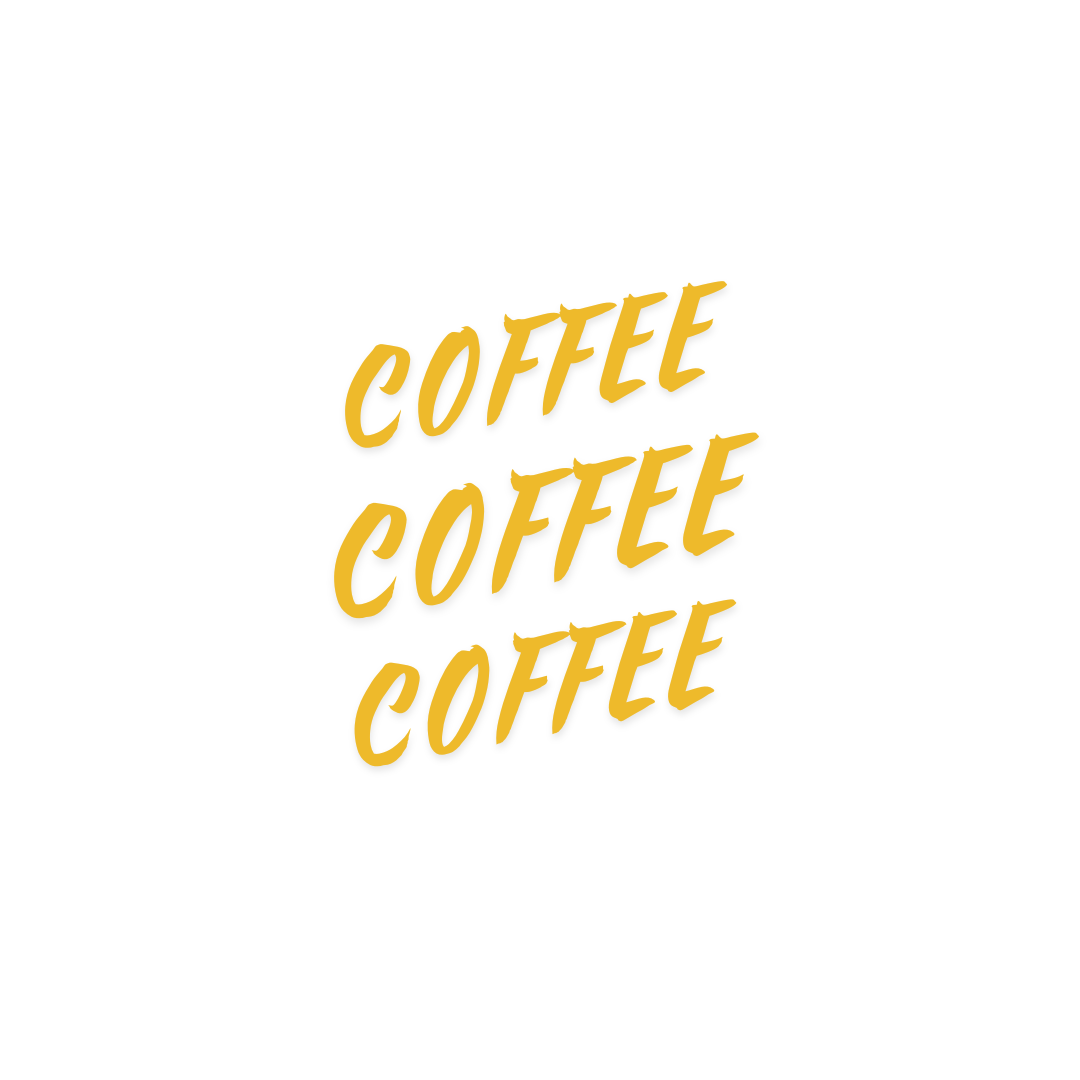 Coffee, Coffee, Coffee Stickers
