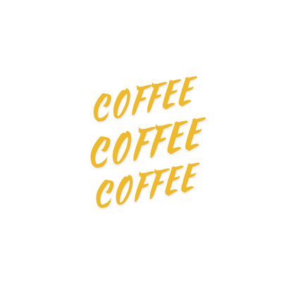 Coffee, Coffee, Coffee Stickers