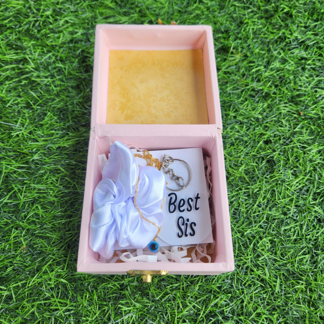 Rakhi Gift Hamper for Sister - Mini Trunk Box