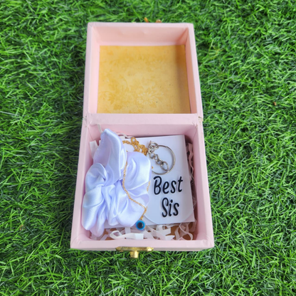 Rakhi Gift Hamper for Sister - Mini Trunk Box