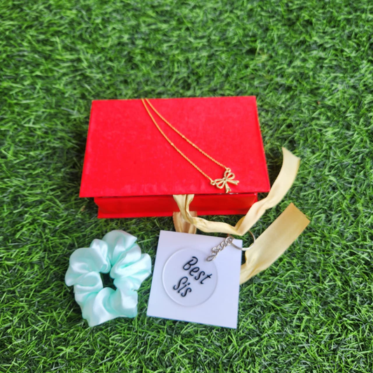 Rakhi Gift Hamper for Sister - Mini Rigid Box