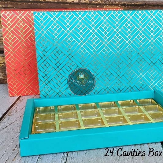 24 Cavities Mithai/Chocolate Box (Pack of 5)