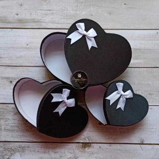 Heart Black Box with Cloth Cover