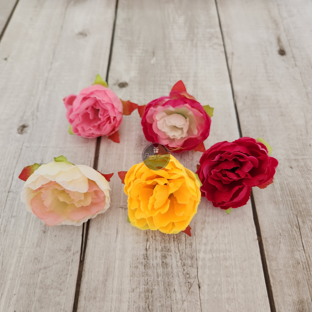 Mini Decorative Artificial Flowers | Pack of 5pcs