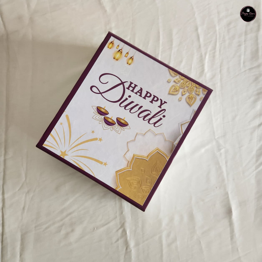 Diwali Magnetic Hamper Box | 8.5x7.5x3"