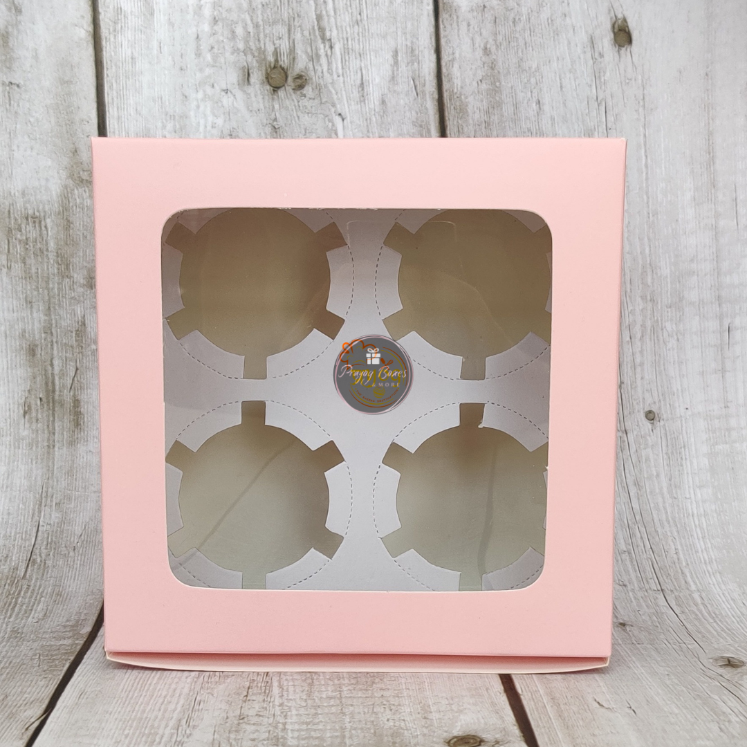 Cupcake Boxes (Pack of 5 boxes)