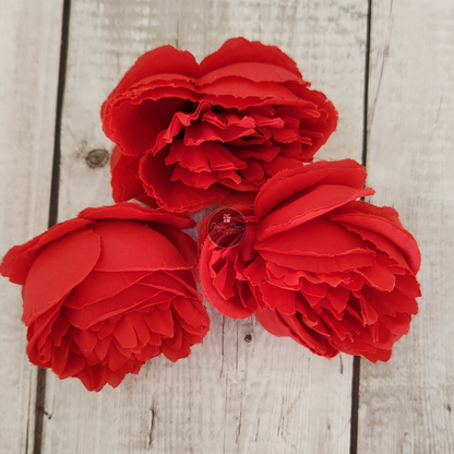 Red Rose Decorative Flowers | Pack of 5pcs