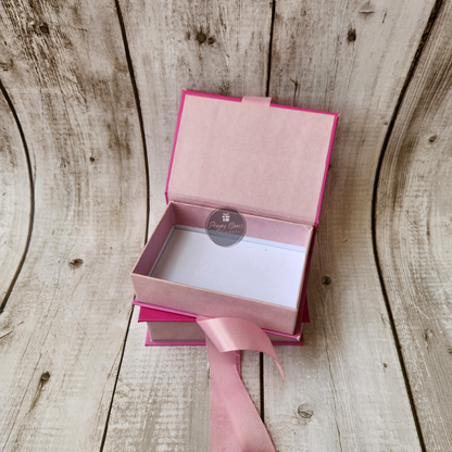 Cute Mini Box with Ribbon(Pack of 2 boxes)