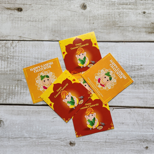 Ganesh Chaturthi Cards | Pack of 10 Cards