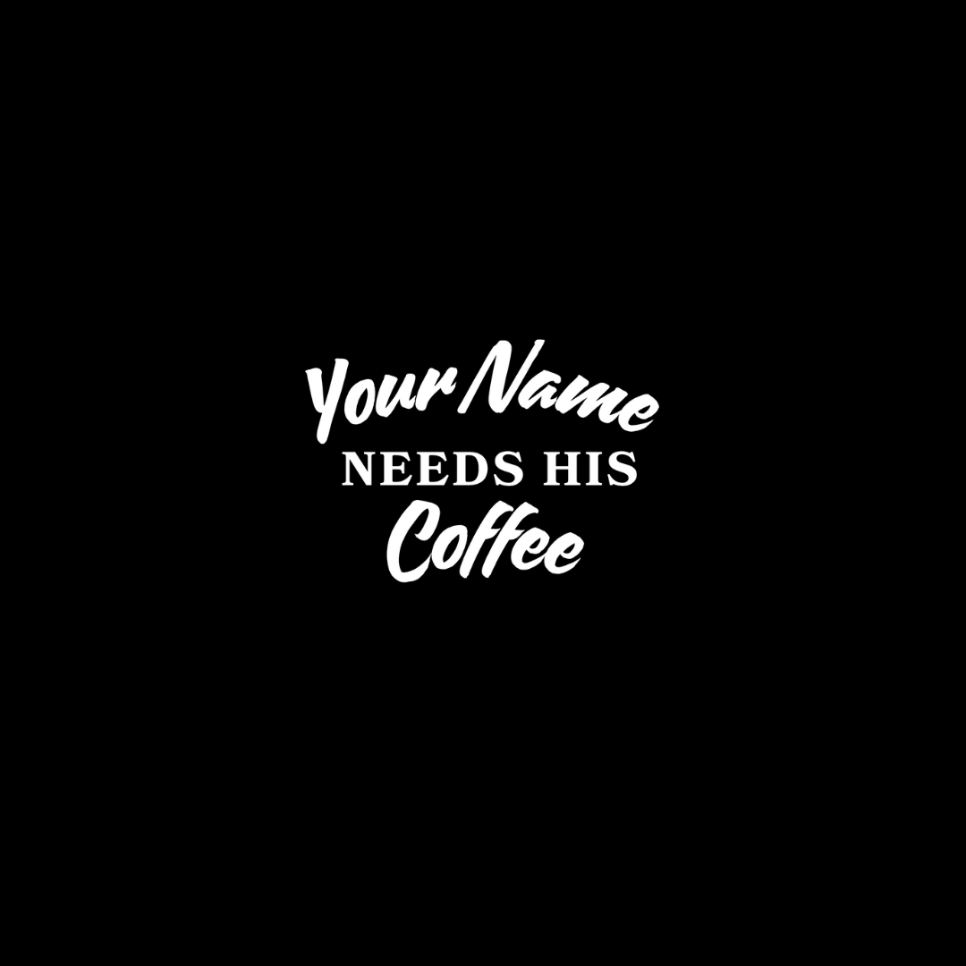 Coffee Sticker for Him