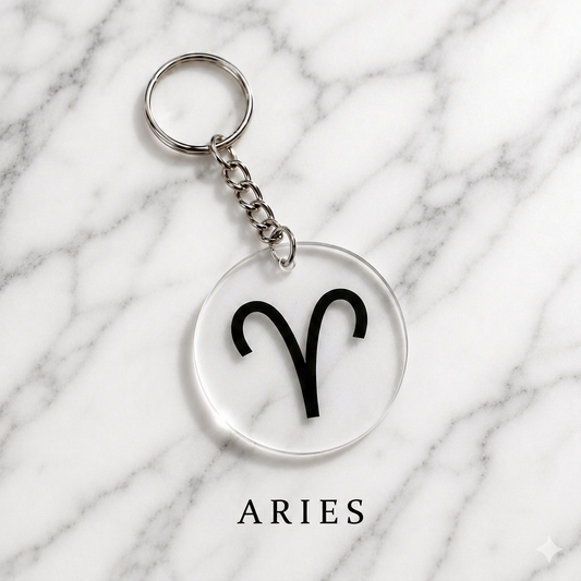 Aries Keychain | Mesh Raashi Keychain