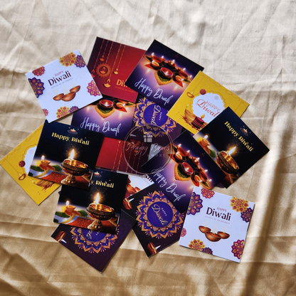 Diwali Cards | Pack of 10 cards