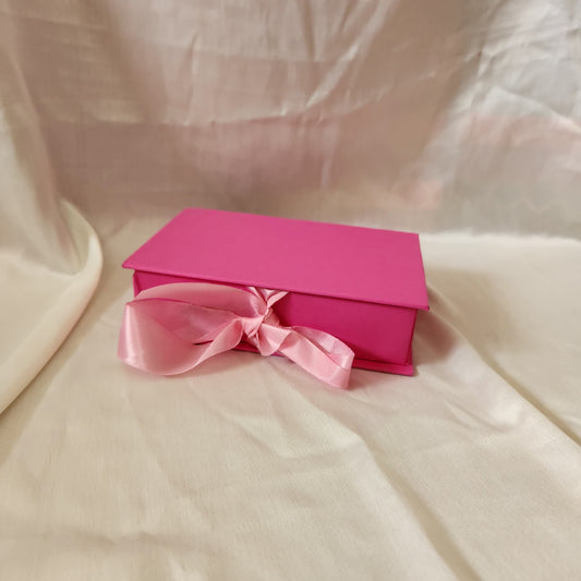 Rigid Box 6.5x4x1.5 inches with ribbon | Best for Gifting | Pack of 2 Boxes