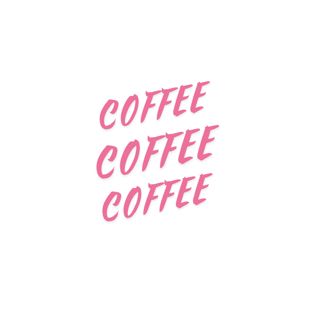 Coffee, Coffee, Coffee Stickers