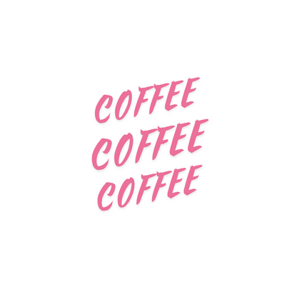 Coffee, Coffee, Coffee Stickers