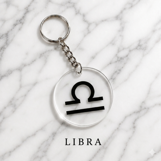Libra Keychain | Tula Raashi Keychain