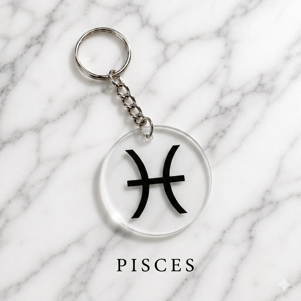 Pisces Keychain | Meen Raashi Keychain
