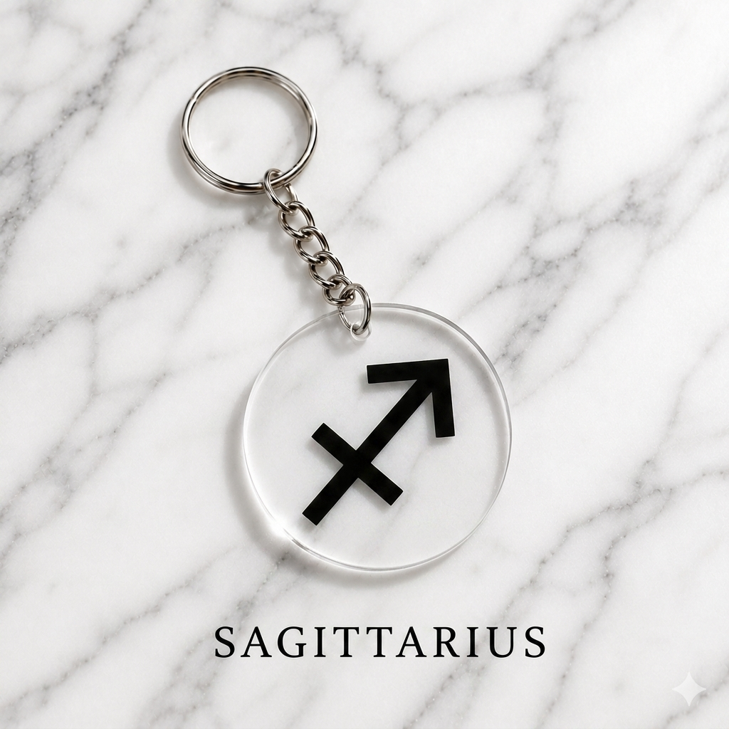 Sagittarius Keychain | Dhanu Raashi Keychain